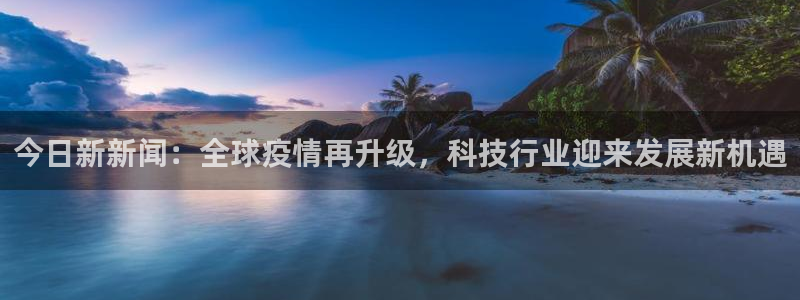 今日新新闻：全球疫情再升级，科技行业迎来发展新机遇