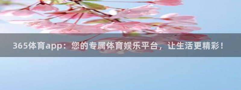 365体育app：您的专属体育娱乐平台，让生活更精彩！