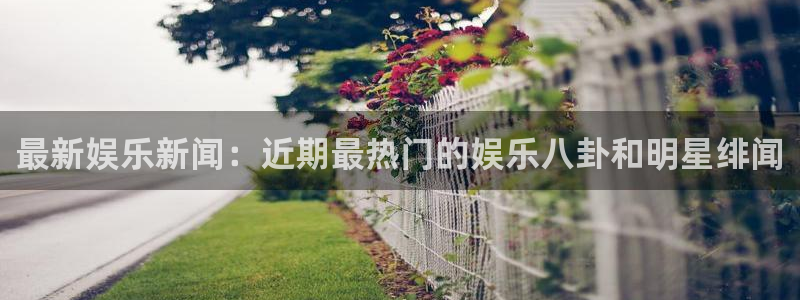 最新娱乐新闻：近期最热门的娱乐八卦和明星绯闻